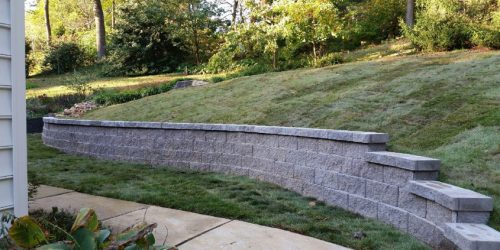 Retaining Wall, Landscaping Wall, Stone Wall, Flower Bed